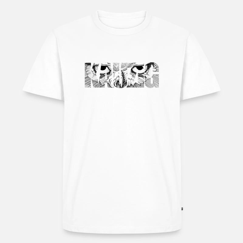 Heute bin ich Kauzig. - Männer Premium Bio T-Shirt - Weiß