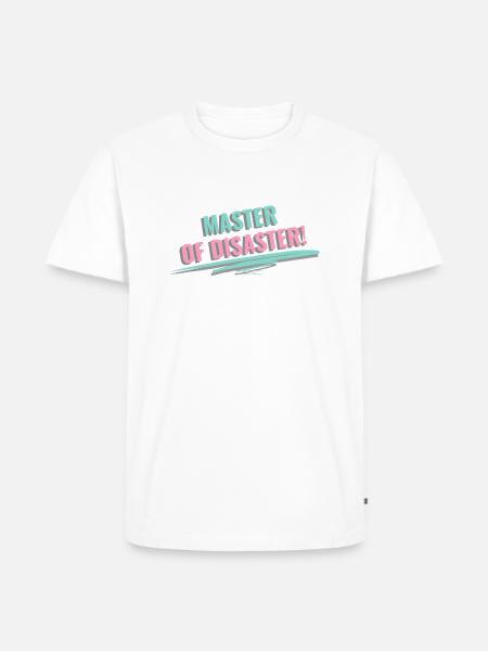 Master of Disaster - Men's Premium Organic T-Shirt - white