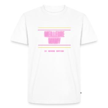 Meilleure MAMY - T-shirt Premium bio Homme - blanc - Devant - Nico (187cm)
