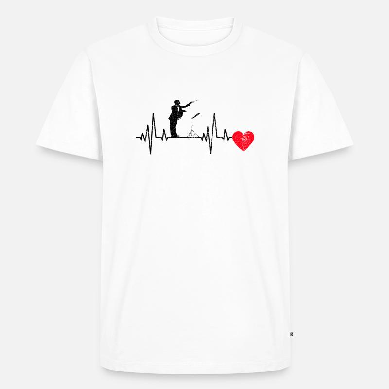 Dirigenten Geschenk Dirigieren Musik Dirigent - Männer Premium Bio T-Shirt - Weiß