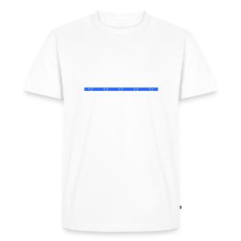 Café de Noël / TeamUG anniversaire maladroit drôle - T-shirt Premium bio Homme - blanc - Devant - Nico (187cm)