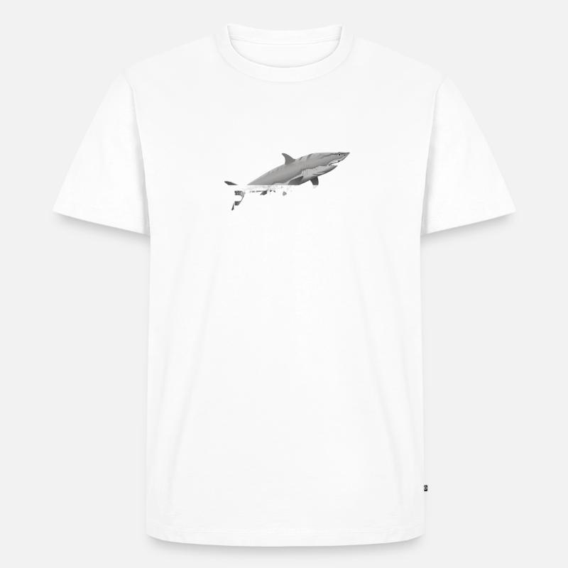 Frederik - Männer Premium Bio T-Shirt - Weiß