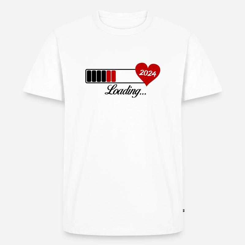 loading 2024 - Männer Premium Bio T-Shirt - Weiß