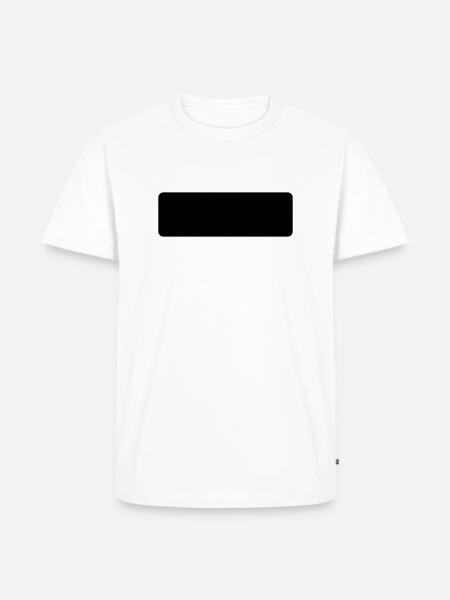 rectangle - Men's Premium Organic T-Shirt - white