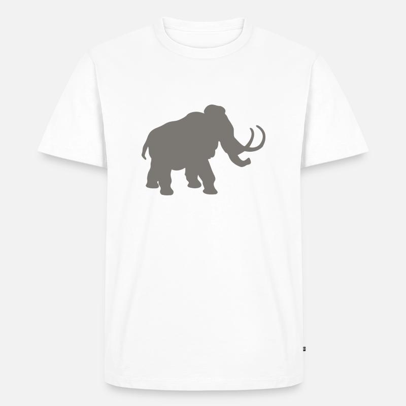 Mammut - Männer Premium Bio T-Shirt - Weiß