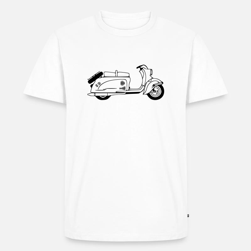 IWL Berliner Roller SR59 - Männer Premium Bio T-Shirt - Weiß