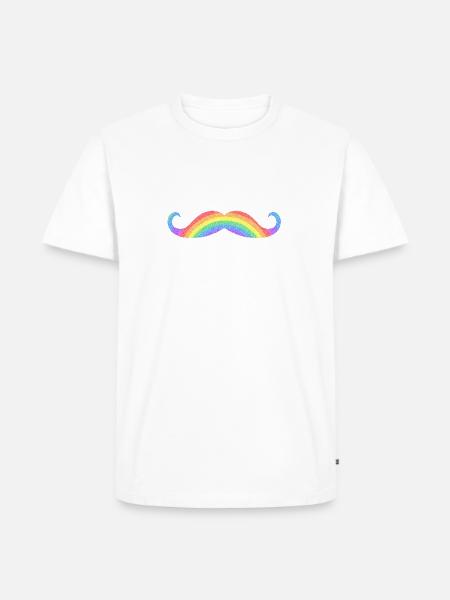 Rainbow Tash - Men's Premium Organic T-Shirt - white
