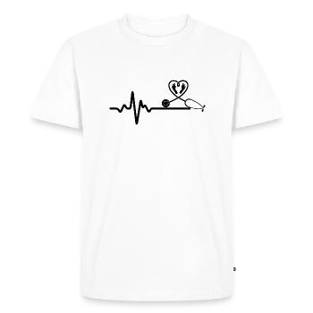 Nurse Nurse Doctor - Men's Premium Organic T-Shirt - white - Front - Nico (187cm)