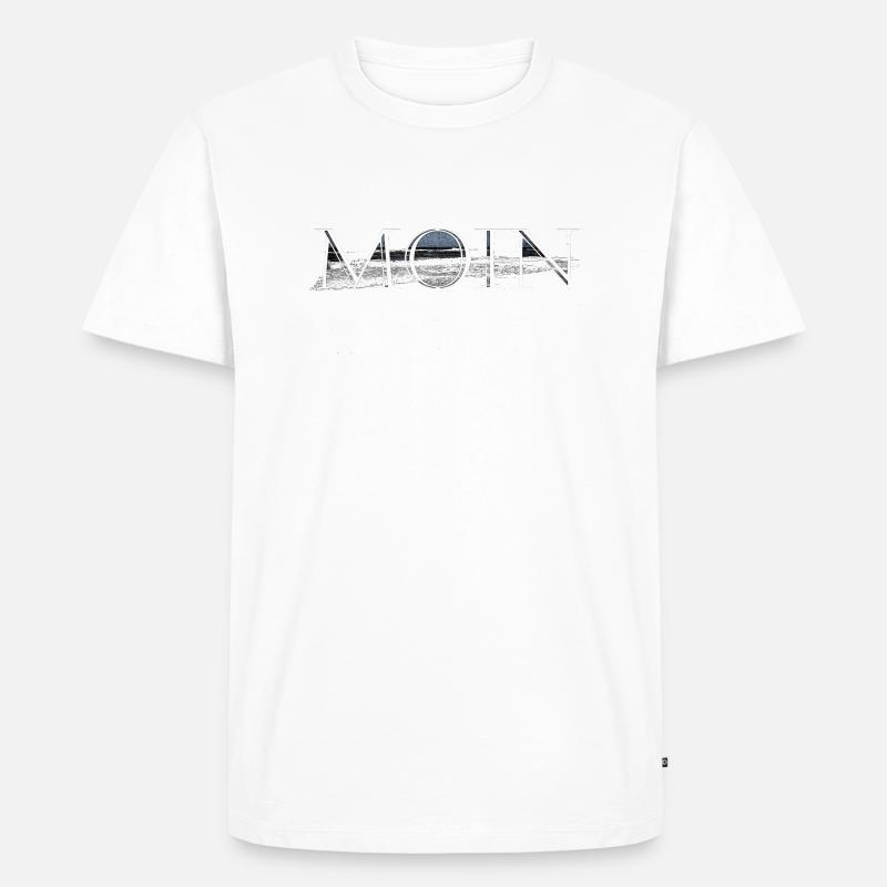 MOIN 30 - Männer Premium Bio T-Shirt - Weiß