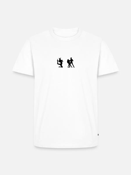 Dancing Dance Music - Men's Premium Organic T-Shirt - white