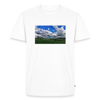 Suisse saxonne, Nature - T-shirt Premium bio Homme - blanc - Devant - Nico (187cm)