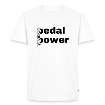 Gravel, Mountain Bike, Passion, Cycling - Men's Premium Organic T-Shirt - white - Front - Nico (187cm)