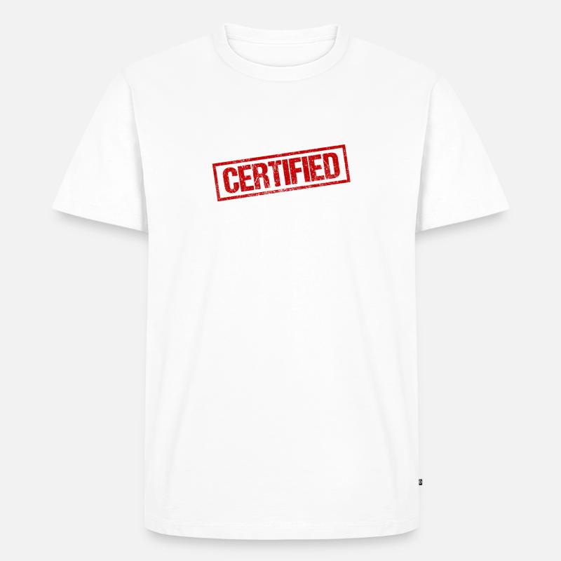 Handwerker - Männer Premium Bio T-Shirt - Weiß