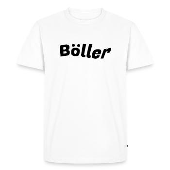 Pétard - T-shirt Premium bio Homme - blanc - Devant - Nico (187cm)