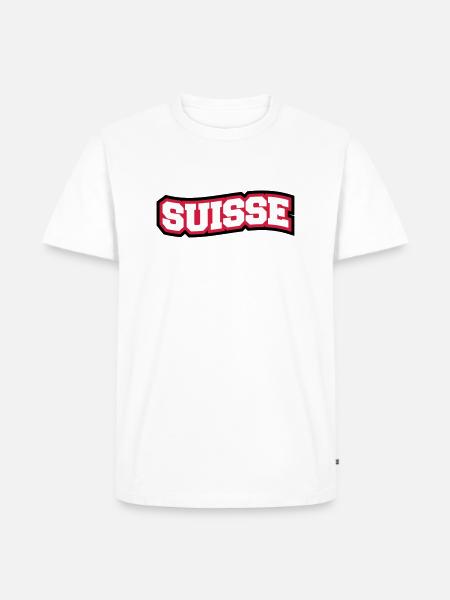 Suisse Design - Men's Premium Organic T-Shirt - white