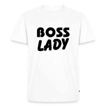 Boss Lady - T-shirt Premium bio Homme - blanc - Devant - Nico (187cm)