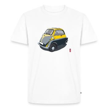 Oldtimer Isetta - Men's Premium Organic T-Shirt - white - Front - Nico (187cm)