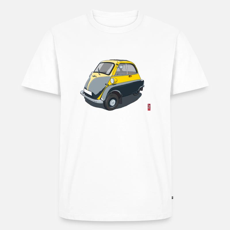 Oldtimer Isetta - Männer Premium Bio T-Shirt - Weiß