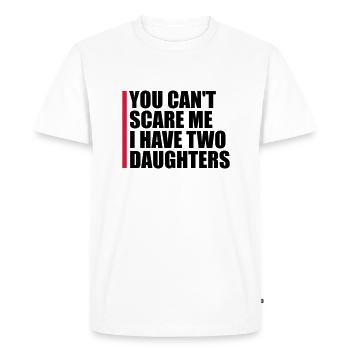 I have two daughters - Men's Premium Organic T-Shirt - white - Front - Nico (187cm)