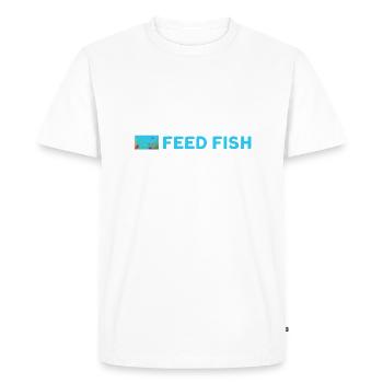 Aquarist Fish Keeper Hobby Aquarium Fish Keeper - T-shirt Premium bio Homme - blanc - Devant - Nico (187cm)