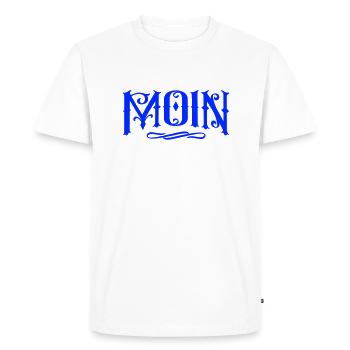 Par Moin - T-shirt Premium bio Homme - blanc - Devant - Nico (187cm)