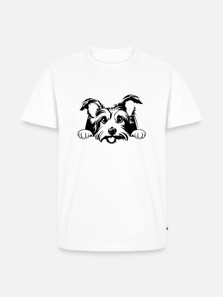 Petit Terrier - T-shirt Premium bio Homme - blanc