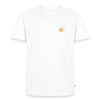 Nora Nom personnalisé pour femmes enfants bambins - Nora - T-shirt Premium bio Homme - blanc - Devant - Nico (187cm)