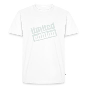 Édition limitée - T-shirt Premium bio Homme - blanc - Devant - Nico (187cm)