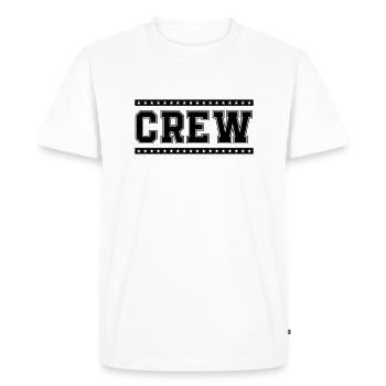 crew - Men's Premium Organic T-Shirt - white - Front - Nico (187cm)