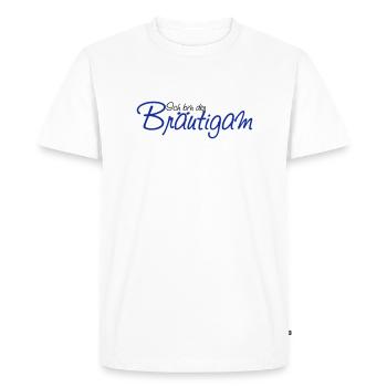 ich_bin_der_braeutigam - T-shirt Premium bio Homme - blanc - Devant - Nico (187cm)