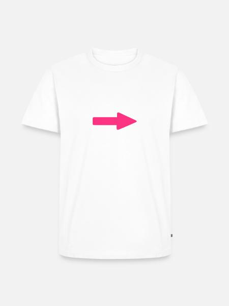 she s the boss - Men's Premium Organic T-Shirt - white