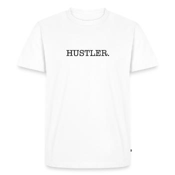 Hustler. - T-shirt Premium bio Homme - blanc - Devant - Nico (187cm)