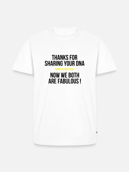 Father's Day - Men's Premium Organic T-Shirt - white