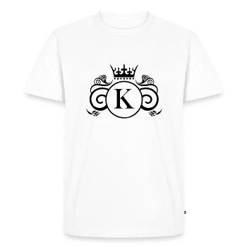 k armer - T-shirt Premium bio Homme - blanc - Devant - Nico (187cm)