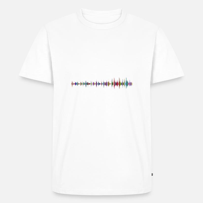 Ambient Dub - Männer Premium Bio T-Shirt - Weiß
