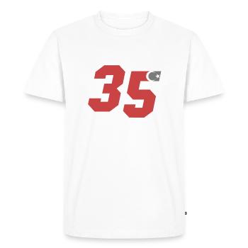 Izmir - T-shirt Premium bio Homme - blanc - Devant - Nico (187cm)