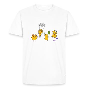 Easter chicks - Men's Premium Organic T-Shirt - white - Front - Nico (187cm)
