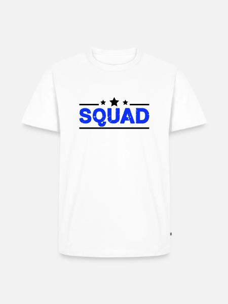 Squad - Men's Premium Organic T-Shirt - white