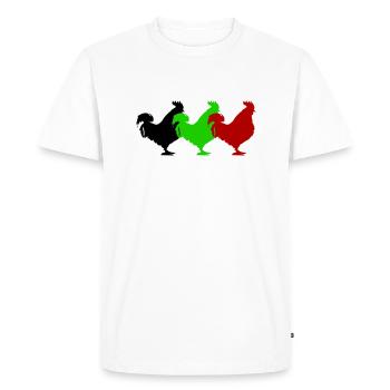 Robinet - T-shirt Premium bio Homme - blanc - Devant - Nico (187cm)