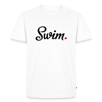 nager - T-shirt Premium bio Homme - blanc - Devant - Nico (187cm)