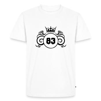 Armoiries 83 - T-shirt Premium bio Homme - blanc - Devant - Nico (187cm)