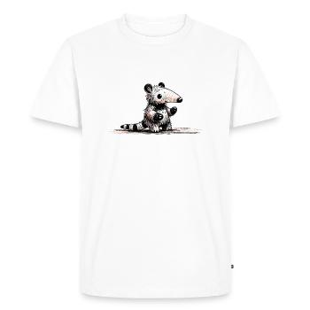 Coati - T-shirt Premium bio Homme - blanc - Devant - Nico (187cm)