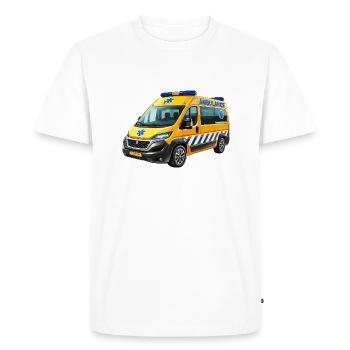 Ambulance modern - Men's Premium Organic T-Shirt - white - Front - Nico (187cm)