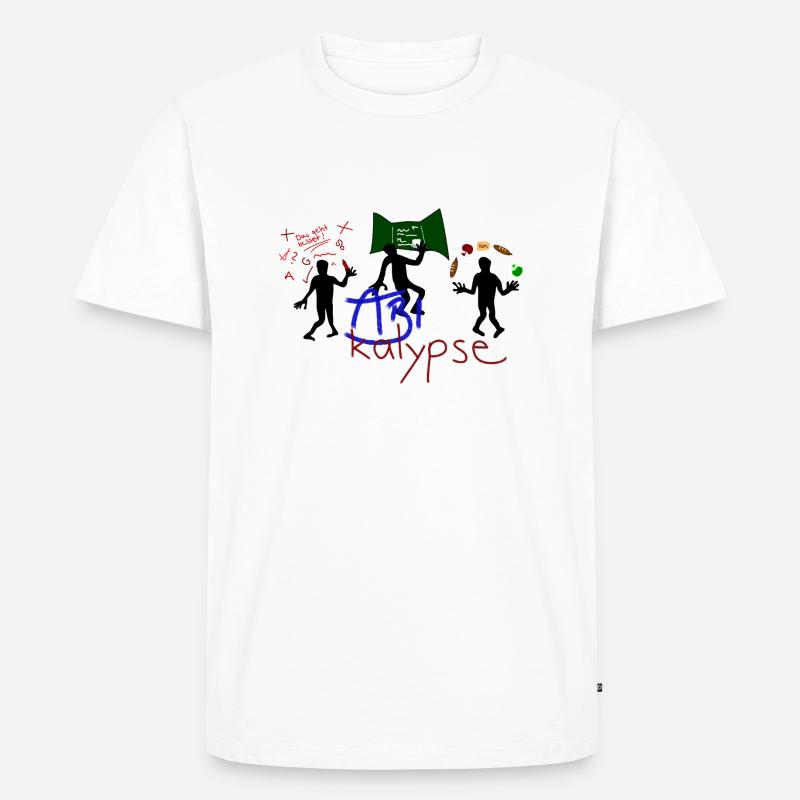ABIkalypse - Männer Premium Bio T-Shirt - Weiß
