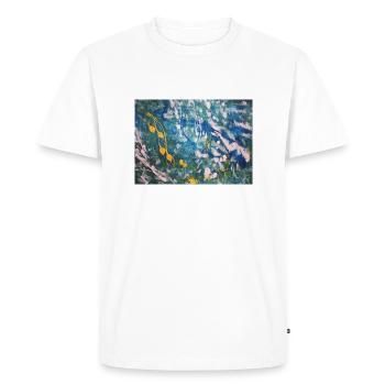 gentle creature in blue - Men's Premium Organic T-Shirt - white - Front - Nico (187cm)
