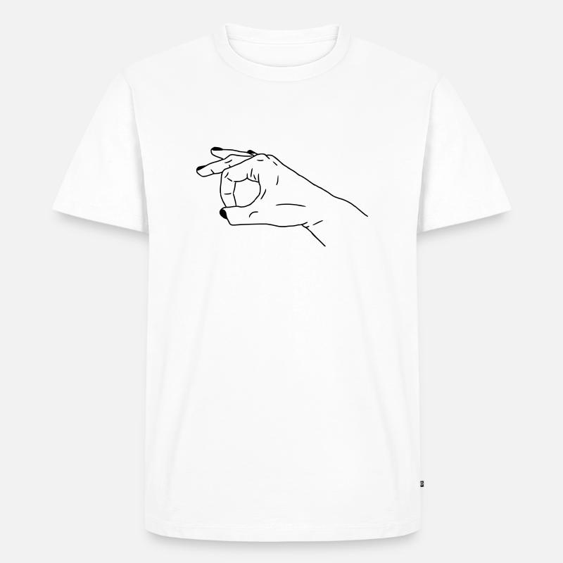 Jetez un coup d’œil - T-shirt Premium bio Homme - blanc