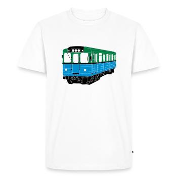 Kharkiv Metro - Men's Premium Organic T-Shirt - white - Front - Nico (187cm)