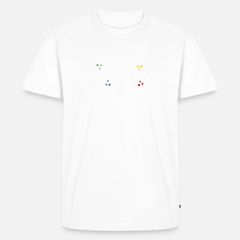 Offline - Männer Premium Bio T-Shirt - Weiß
