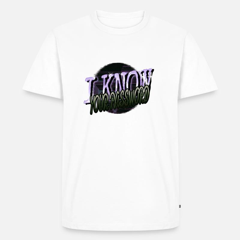 birthday hacker anonymous hacker hacking - Männer Premium Bio T-Shirt - Weiß