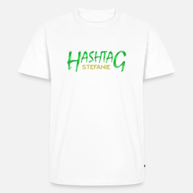 Stefanie - Männer Premium Bio T-Shirt - Weiß